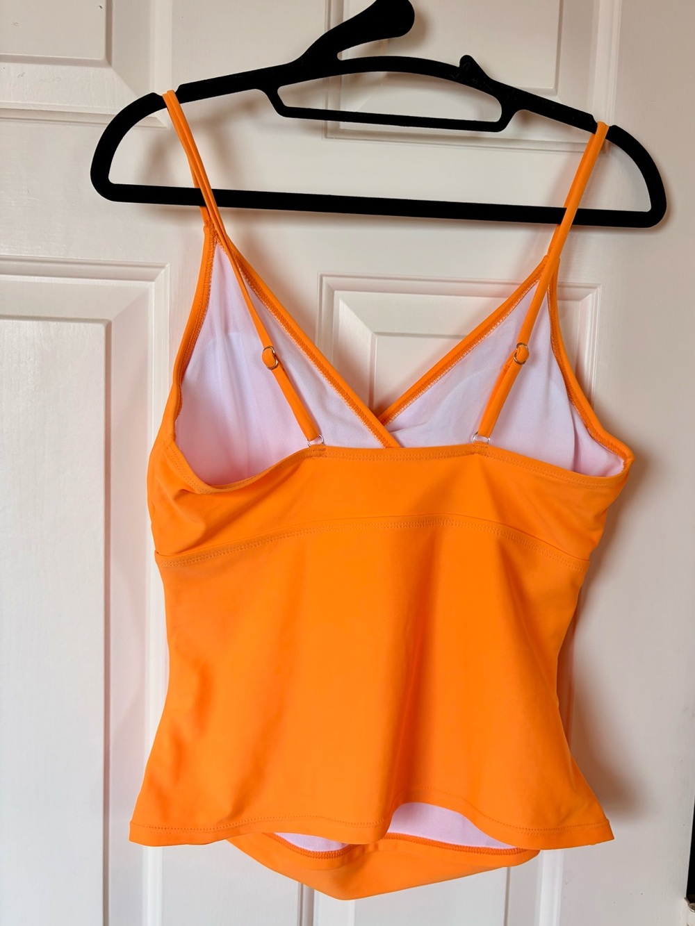 Women's Orange Tankini Swim Dress - Picture 3 of 8
